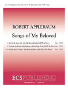 Anah Dodi V'amar Li (My Beloved Spoke to Me) by Applebaum Robert for SATB and Piano