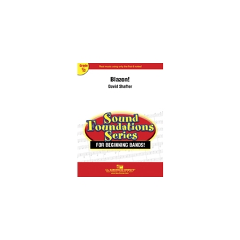 Blazon by Shaffer David for Concert Band