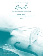Rondo from Horn Concerto in D major K 412 by Mozart Wolfgang Amadeus - Law J Cameron - for Strg Orch