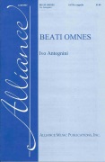 Beati Omnes by Antognini Ivo for SATB a cappella