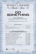 Do Something by West Matthew - Mauldin Russell - for SATB and Piano