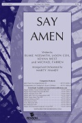 Say Amen by Neesmith Cox West - Hamby Marty - Finding Favour for SATB and Piano