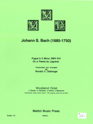 Fugue in C Minor BWV 574 by Bach Johann Sebastian - Dishinger Ronald C - for Woodwind Octet