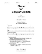 Etude for Bells or Chimes by Dare John C for Handbells 2 Octave
