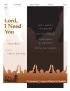 Lord I Need You by Maher Matt - Edwards Dan R - for Handbells 3-5 Octave