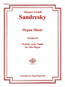 Organ Music Volume 9 by Sandresky Margaret Vardell for Organ