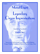 Legendary Organ Improvisations Volume 4 by Dupre Marcel - Stetch David A. - for Organ