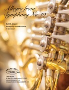 Allegro from Symphony No. 10 by Mozart Wolfgang Amadeus - Bobrowitz David - for Concert Band