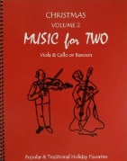 Music for 2 Christmas Volume 2 by Viola and B.C. Instr for Instrument Duet