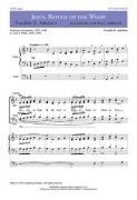 Jesus Refuge of the Weary by Ashdown Franklin D for SATB and Organ