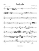 Celebration for Horn and Organ by Faust Randall E for French Horn Sol