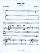 Fantasy by Faust Randall E for Tuba Solo