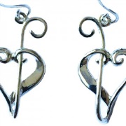Earrings - Heart of Clefs for
