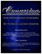 Excursion for Woodwind Ensemble by Harper Patrick Glenn for 12 Woodwinds