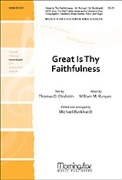 Great Is Thy Faithfulness by Runyan William - Michael Burkhardt - Thomas O. Chisholm for Full Score