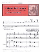 I Must Tell Jesus by Hoffman and Cook - Page Anna Laura - for Full Score