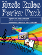 Music Rules Poster Pack for Posters
