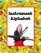 Instrument Alphabet for Poster