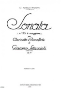 Sonata in Eb Major by Setaccioli for Clarinet and Piano