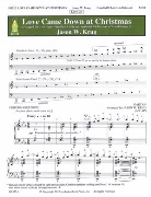 Love Came Down At Christmas by - Krug Jason W - for Handbells 3-6 Octave (Irish Melody)