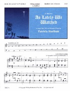 As Lately We Watched by Austrian Carol - Hurlbutt Patricia - for Handbells 3 Octave