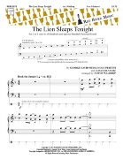 Lion Sleeps Tonight by Weiss Peretti Crea - Waldrop Tammy - for Handbells 3-5 Octave