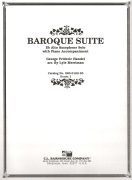Baroque Suite by Handel George Frideric - Merriman Lyle - for Alto Saxophone and Piano