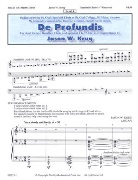 De Profundis by Krug Jason W for Handbells 4-7 Octave