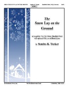 Snow Lay on the Ground by VENITE ADOREMUS and IN - Tucker Sondra - for Handbells 3-6 Octave