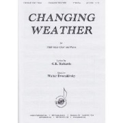 Changing Weather by Dworakivsky Walter G.K. Richards for TTBB and Piano