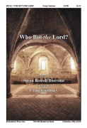 Who But the Lord by Courtney Craig for SATB and Piano