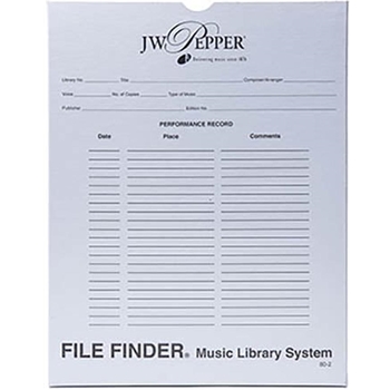 File Box||Choral||2 inches deep for File Box (80-2 - 8 1/2 x 11 x 2)