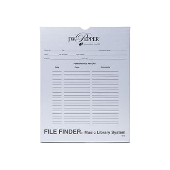 File Box||Choral||1 inch deep for File Box (80-1 - 8 1/2 x 11 x 1)