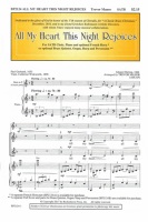 All My Heart This Night Rejoices by - Manor Trevor - for SATB and Piano