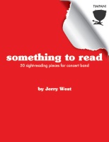 Something to Read by West Jerry for Timpani