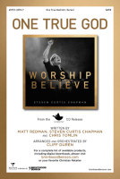 One True God by Tomlin Chapman and Redman - Duren Cliff - Steven Curtis Chapma for SATB and Piano