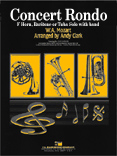 Concert Rondo by Mozart Wolfgang Amadeus - Clark Andy - for Instrument Solo w/ Band
