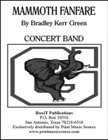 Mammoth Fanfare by Green Brad for Concert Band