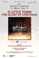 O Little Town - The Glory of Christmas by Herms Myrin and Redman - Mauldin Russell - Matt Redman for SATB and Piano