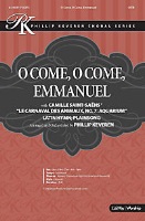 O Come O Come Emmanuel with Aquarium by Plainsong/Saint-Saen - Keveren Phillip - John Mason Neale for SATB and Piano