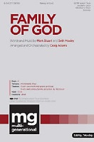 Family of God by Mosley and Stuart - Adams Craig - for SATB and Piano