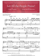 Let All the People Praise by Courtney Craig for SATB and Piano