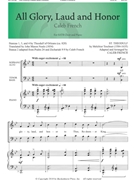 All Glory Laud & Honor by - French Caleb - for SATB and Piano