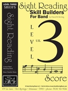 Sight Reading Skill Builders Book 3 by Herring David for Score w/ Audio (Score and CD)