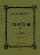 Concert Etude Opus 49 by Goedicke Alexander - Glover S - for Trumpet and Piano