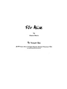Fur Alise by Morris Valarie for Trumpet So
