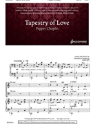 Tapestry of Love by Choplin Pepper for SATB and Piano