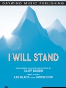 I Will Stand by Black and Cox - Duren Cliff - for Stereo Accompaniment CD