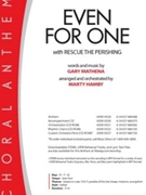 Even for One with Rescue the Perishing by Mathena Gary - Hamby Marty - for Stereo Accompaniment CD