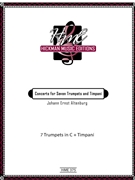 Concerto for Seven Trumpets and Timpani by Altenburg Johann Ernst for Trumpet Septet